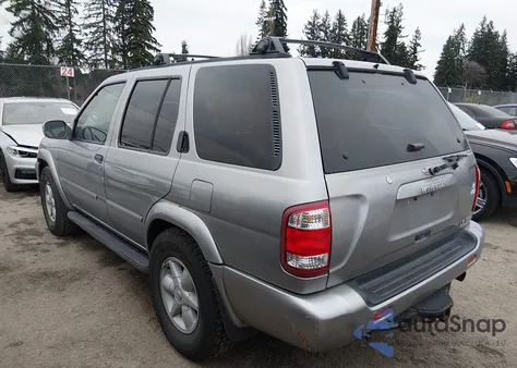 2001 Nissan Pathfinder Le из США, поврежденный, VIN JN8DR07Y31W515385